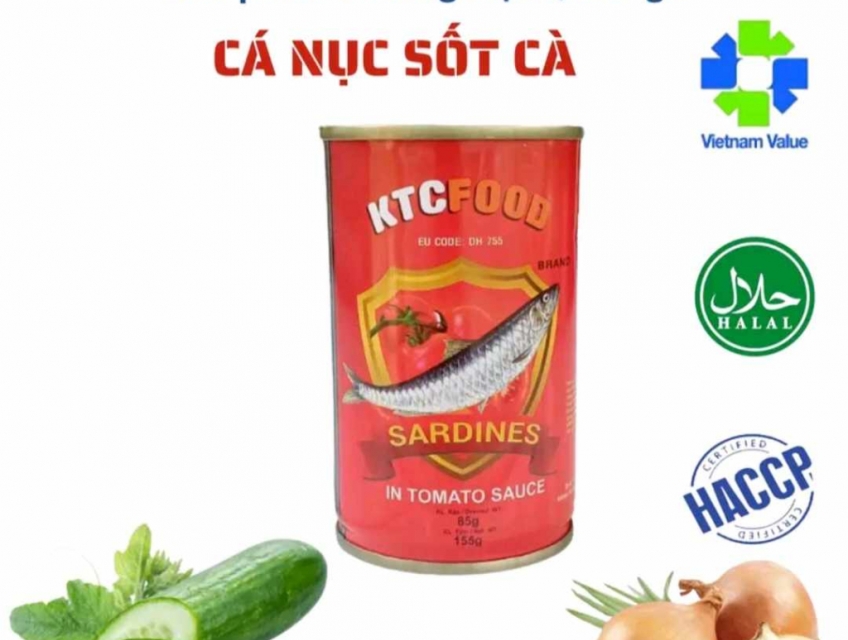 Cá hộp sốt cà KTC FOOD 110.000/10lon cao
