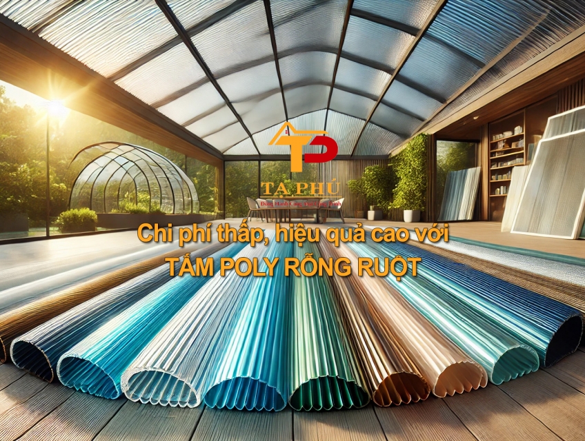 Đầu tư thông minh, chi phí thấp với tấm poly rỗng ruột