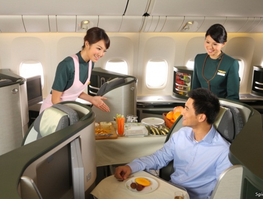 Dịch vụ thư giãn giải trí trên máy bay EVA Air