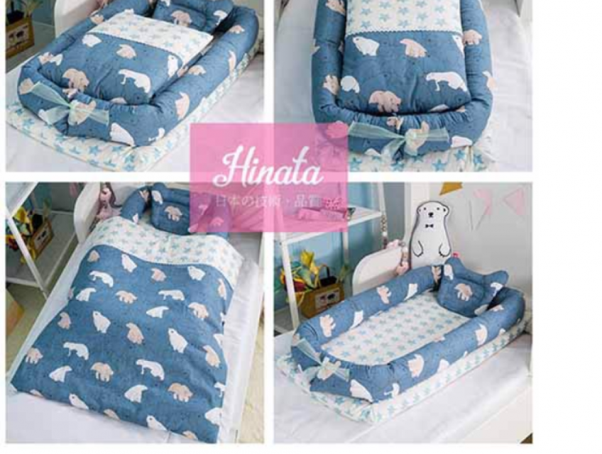 Giường nệm trẻ em Hinata N01 ( Không kèm chăn)