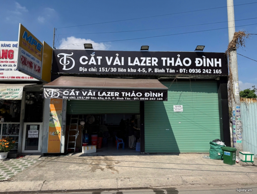 CẮT VẢI LAZER THẢO ĐÌNH tuyển NV đứng máy Nam làm ở Bình Tân