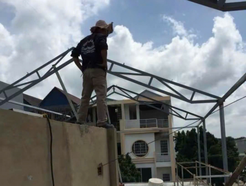 Thi công mái tôn giá rẻ tại Bình Dương, Hồ Chí Minh