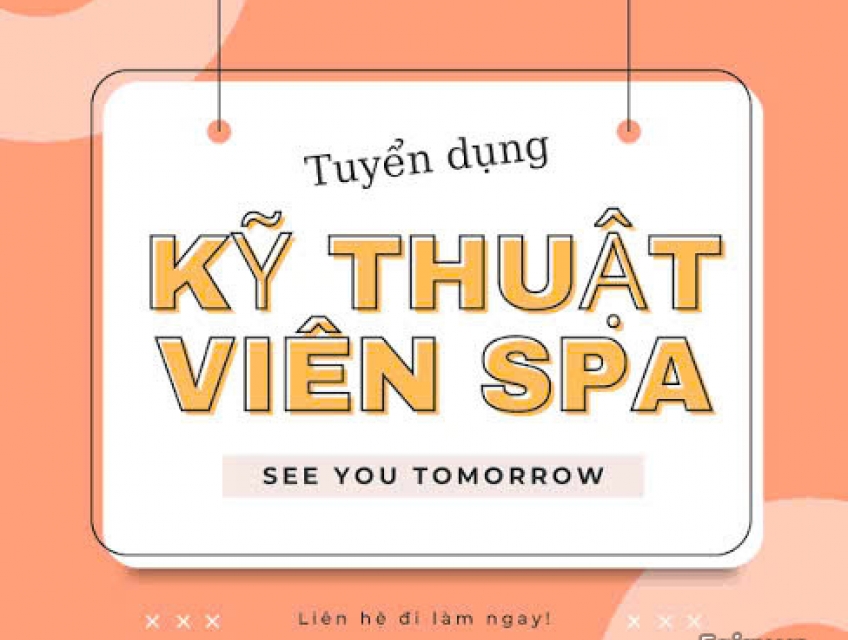 SPA TÂN BÌNH tuyển gấp KTV nữ lương 15-17tr / tháng