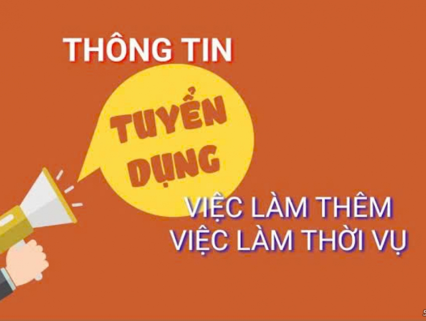 Tuyển công nhân thời vụ BAO ĂN 4 CỮ, ứng lương mỗi tuần làm BD