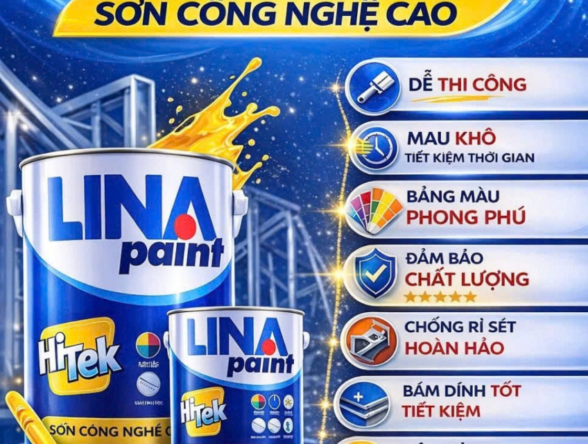 Sơn LINA - Sơn Dầu , Sơn Trên Kẽm , Sơn Epoxy các loại - Giá rẻ