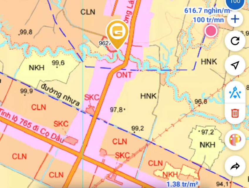 ► Dt: 9 xào 9 giá công khai 3,5 tỷ