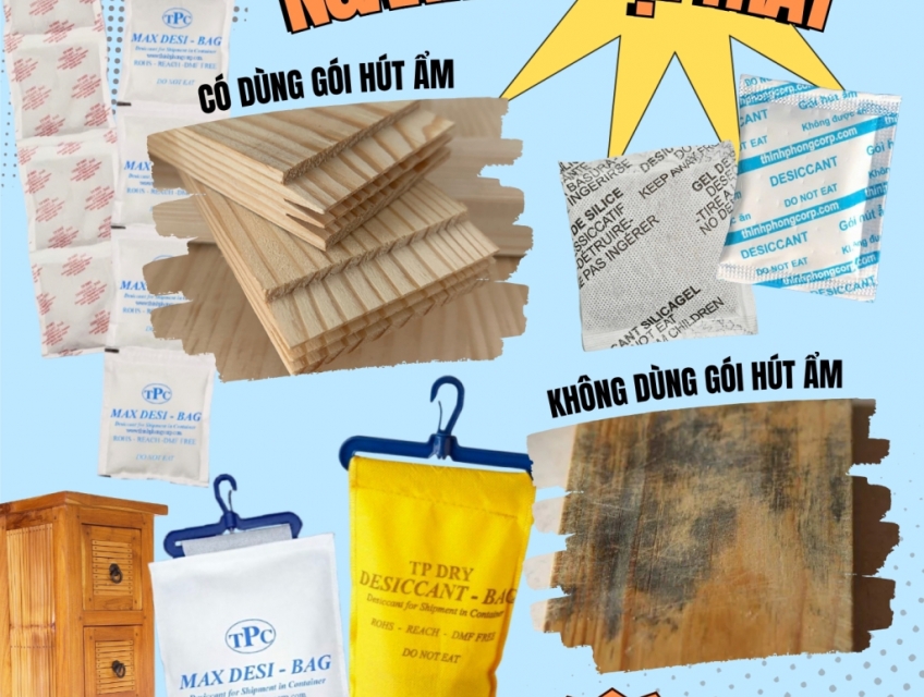 Gói Hút Ẩm Bảo Quản Nội Thất
