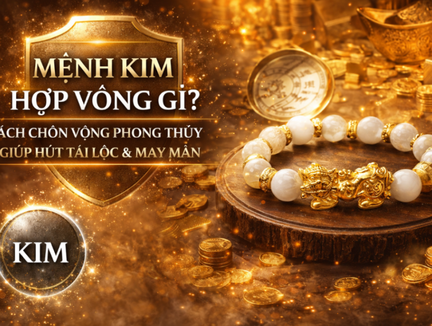 Mệnh Kim Hợp Vòng Gì? Cách Chọn Vòng Phong Thủy Giúp Hút Tài Lộc & May