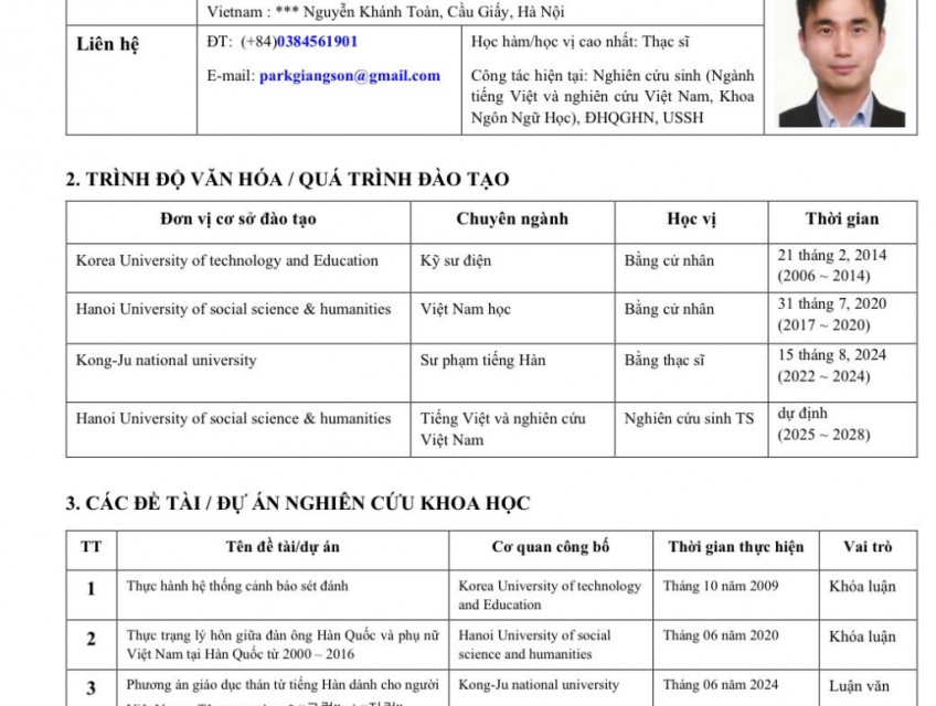 CẦN TÌM công việc giảng dạy tiếng Hàn, Cty Điện, phiên dịch, biên dịch