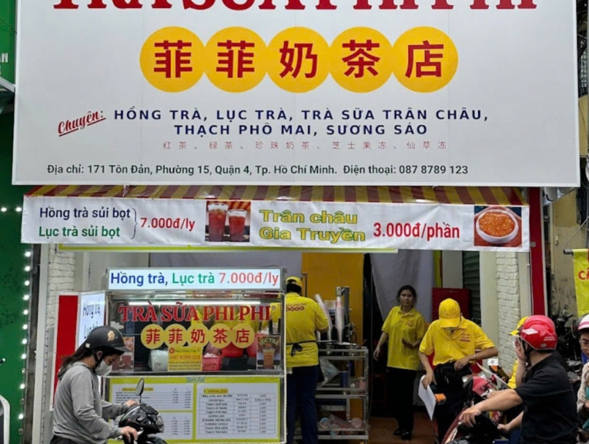 TRÀ SỮA PHI PHI tuyển NV fulltime & partime làm ở Q4 Q7 Bình Thạnh