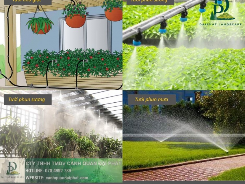 THIẾT KẾ THI CÔNG HỆ THỐNG TƯỚI TỰ ĐỘNG – NHÀN TÊN, TIẾT KIỆM, HIỆU QU