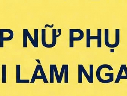 MÔ HÌNH BÁN HÀNG ĂN MANG ĐI tuyển Nữ phụ bán hàng làm tại Q2