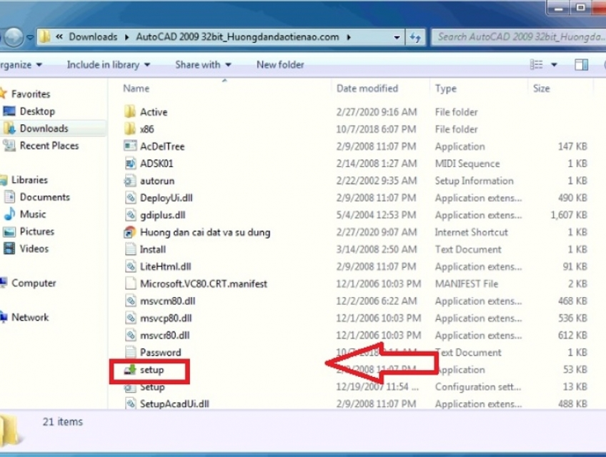 Hướng dẫn tải và cài đặt Autocad 2009 bản đầy đủ