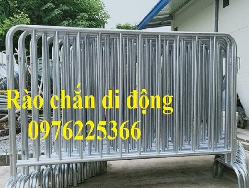 Hàng rào hướng dẫn lối đi khổ | Hàng rào chắn sắt di động