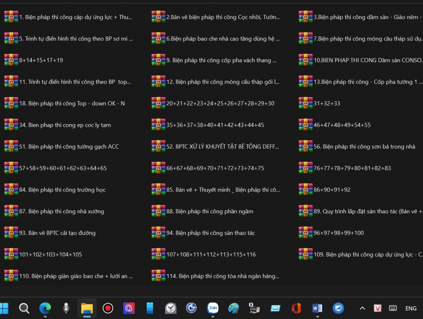 Share Full Free 100+ Biện Pháp Thi Công Nhà Cao Tầng – Có CAD + Thuyết Minh (Hiếm)