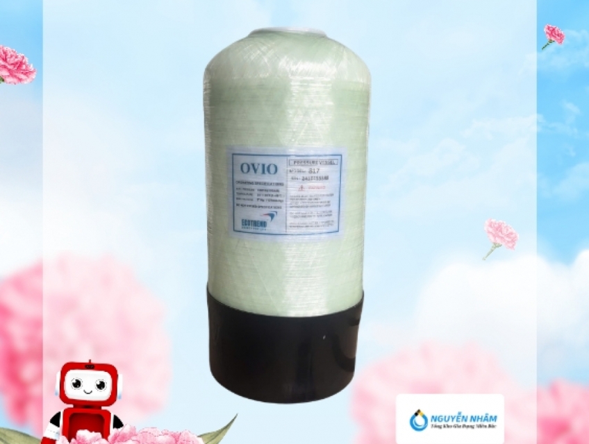 Cột Composite 817* – Giải pháp lọc nước nhỏ gọn, hiệu quả cao