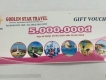 Voucher giá rẻ du lịch trong nước ngoài nước của Golden Star Travel