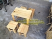 Sản xuất bàn ghế gỗ thông pallet giá rẻ nhất thị trường.thi công theo yêu cầuơ