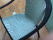 bán ghế mây giả nhựa còn đẹp giá 150k 1 cái
