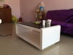 Bán bàn SOFA NHẬP, mới muaMình cần bá 1tuần. 140x55cm. Màu trắng, kính cường lực, 2T3