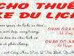 Cho thuê xe du lịch