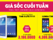 Lumia 730, Samsung Galaxy E7, Samsung Galaxy Tab 3 Lite (T111) Bất Ngờ Sập Giá