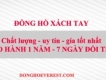 Đồng hồ xách tay cực chất giá rẻ nhất thị trường