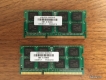 8GB = 2 x 4GB , so-dimm , bus 1066MHZ
