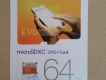 Thẻ nhớ micro sd 64 GB của samsung mới 100%