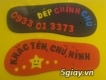 Chính chủ, dép in tên, dép in chữ