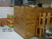 Thanh lý bàn ghế gỗ, quầy bar, xe di động