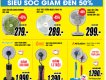 Thổi bay cơn nóng với quạt điện giảm giá đến 50%