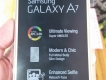 Samsung A7, màu gold, hàng cty FPT, nguyên seal, mới 100%, chưa kích hoạt bảo hành, giá thanh lý