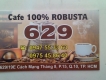 Cung cấp cafe rang xay Robusta nguyên chất 100%