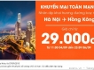 SỐC!! Siêu vé máy bay 29.000 đồng