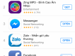 MOMO đứng đầu bảng xếp hạng ứng dụng miễn phí APPSTORE VN