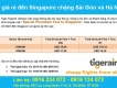 Vé giá rẻ đến Singapore chặng Sài Gòn và Hà Nội