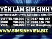 Nhận chuyển sim thường sang gói sinh viên Viettel, Mobi, Vina.BH 4 năm