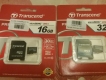 Thẻ micro sd transcend 16 - 32g, seal 100%.