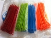 Dây rút nhựa màu đỏ - vàng - xanh - cam