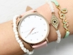 Đồng hồ Wristology nữ - dây da - hàng xách tay Mĩ - mới