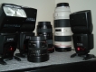 Cần bán một số ống kính máy ảnh, đèn flash CANON