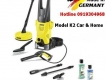 Máy phun rửa xe áp lực cao Karcher K2 sx tại Đức dành cho gia đình, giá cực tốt