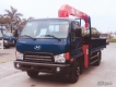 Xe cẩu tự hành hyundai hd700 gắn cẩu 3 tấn unic