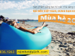 Nệm Hơi Du Lịch - Tự lấy hơi căng trong 10 giây, gấp gọn dễ dàng di chuyển.