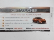 Voucher khuyến mại mua ô tô Toyota