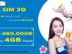 270.000Đ - Sim 3G Mobifone F500 ưu đãi 48GB trong 12 tháng