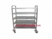 xe inox 5 tầng, xe phục vụ 5 tầng, xe đẩy 5 tầng