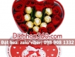 Tặng hoa Valentine | Tặng socola miễn phí khi đặt điện hoa Valentine