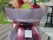 Hoa bó tặng sinh nhật 24 - Shop hoa Rose & Love